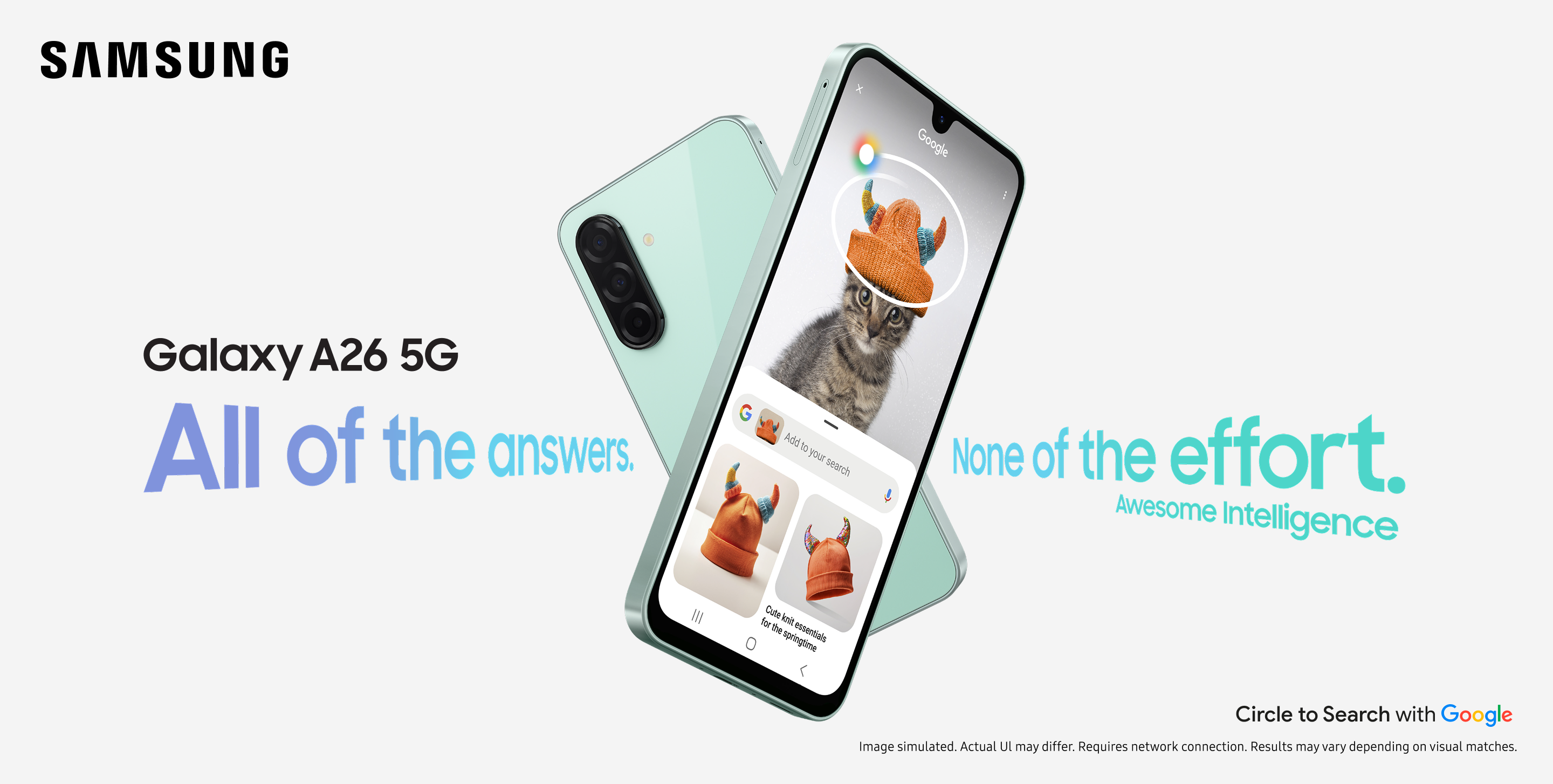 Samsung Galaxy A26 device display