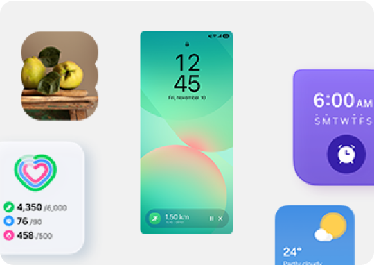 One UI 17 widgets