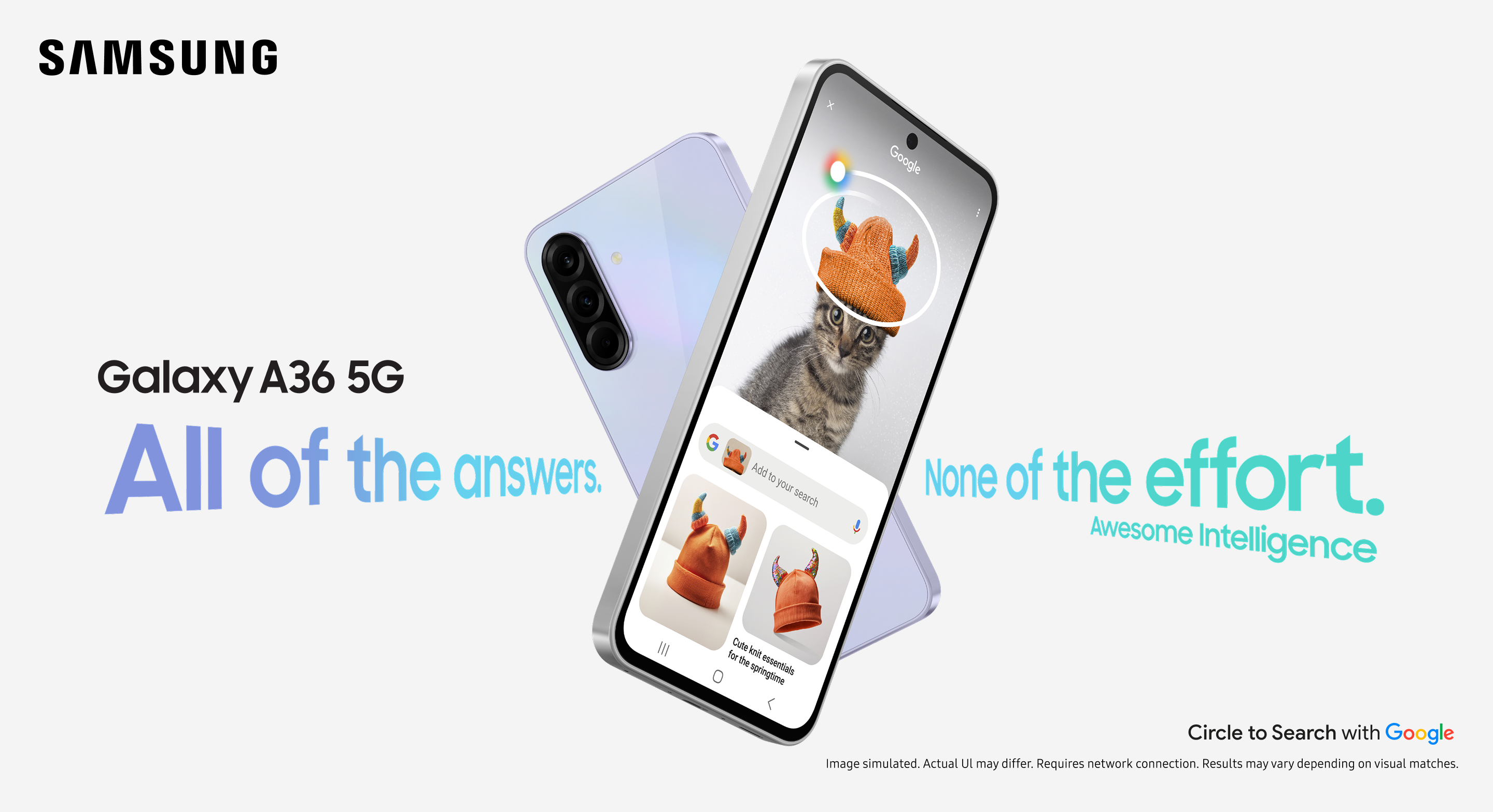 Samsung Galaxy A36 device display