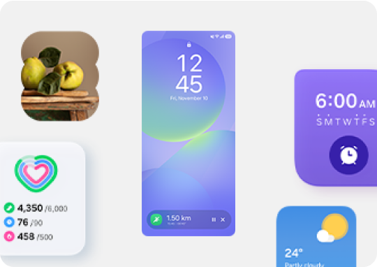 One UI 17 widgets