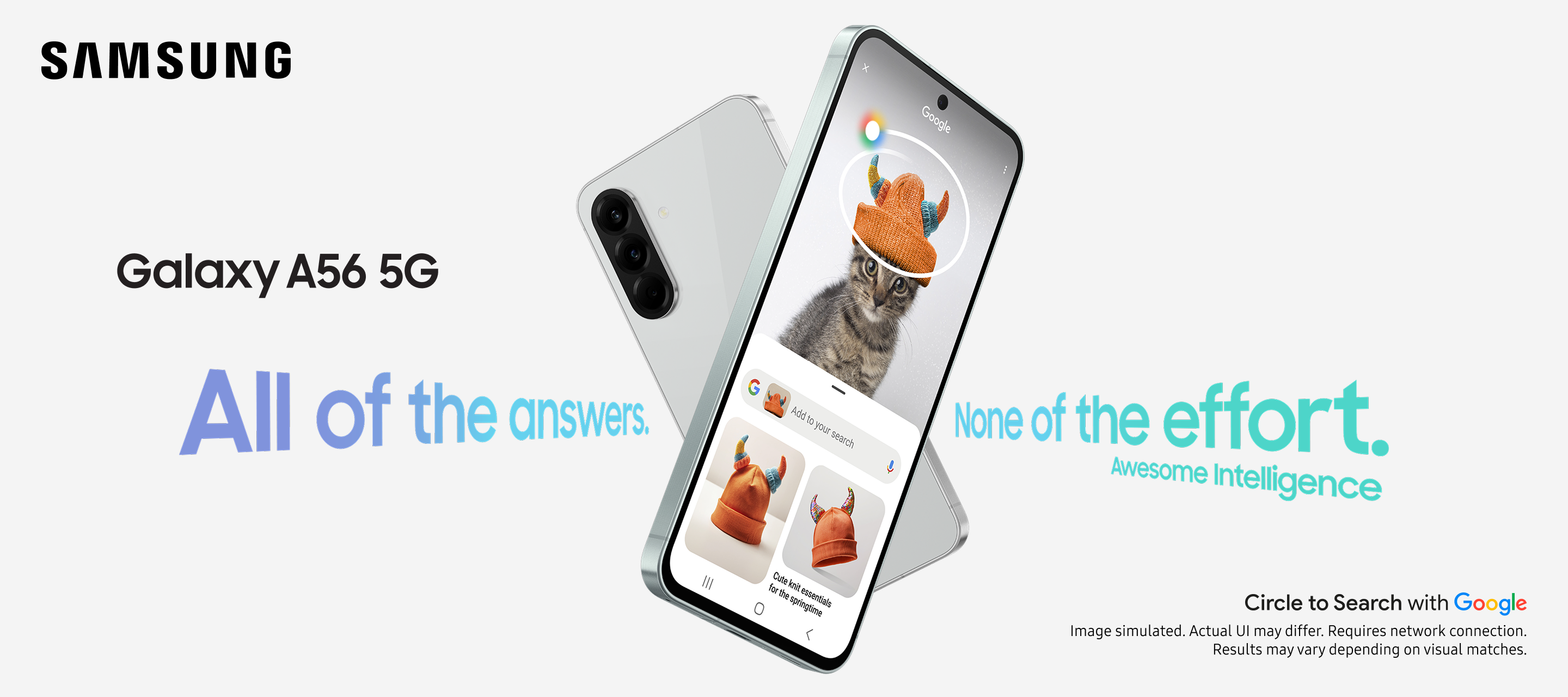 Samsung Galaxy A56 device display