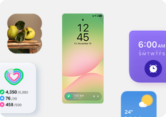One UI 17 widgets