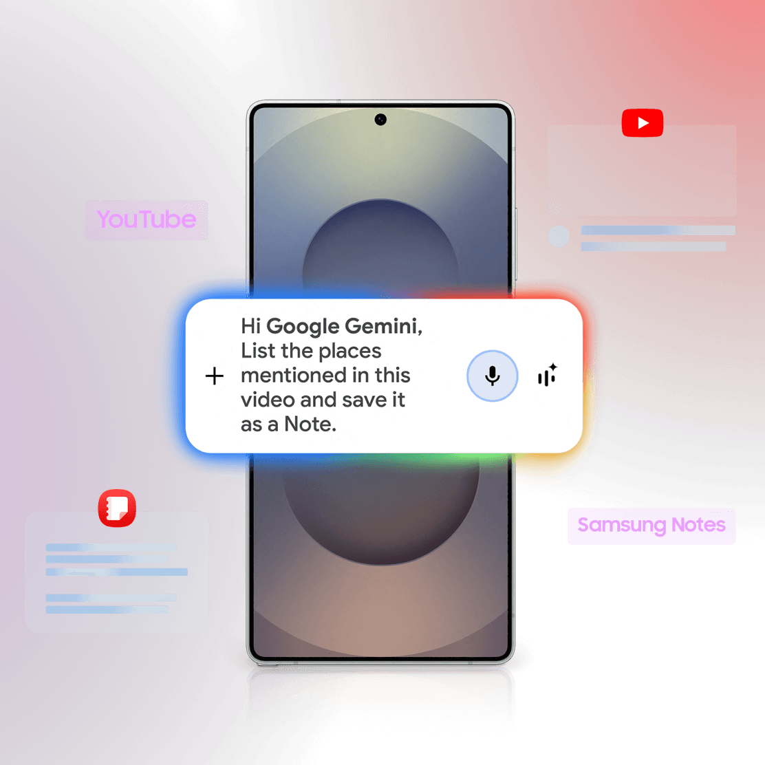 Cross App Action showcase with multiple appdivcations open at same time