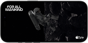 The Red Moon: Episode 1 scene from the Apple TV+ series For All Mankind displayed on the iPhone 16 Pro