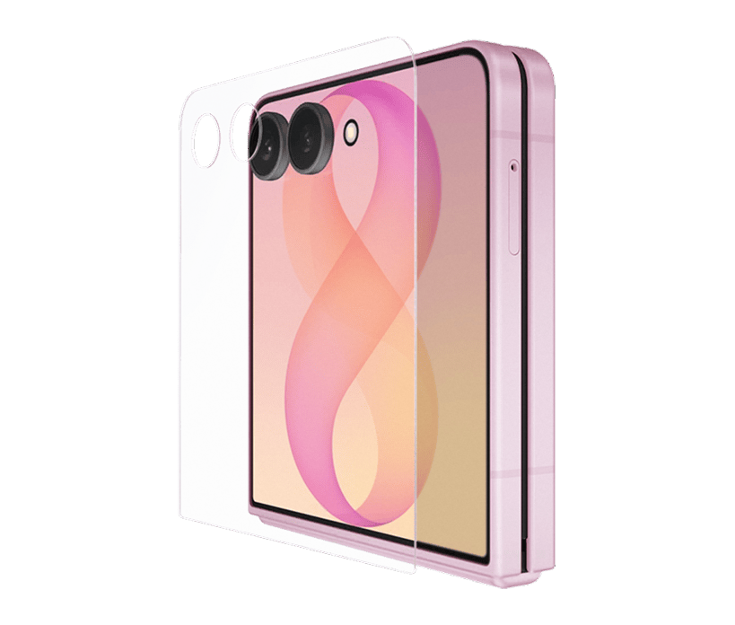 Close up of the Galaxy Z Flip8's screen