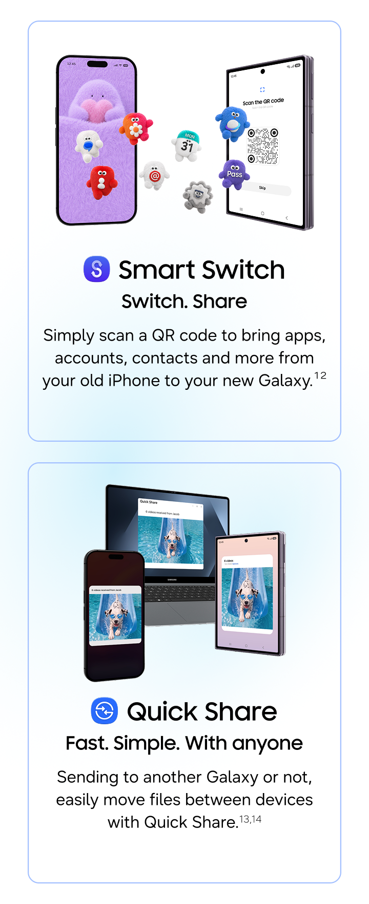 A promotion that shows the Watch9 devices promote wellness when paired together