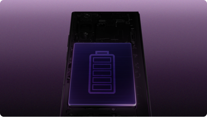 Illustration showing the Galaxy Z Fold8 Ultra's processor chip