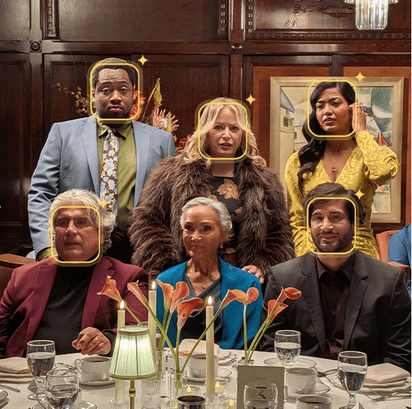 Lifestyle image of a group of friends and family representing Auto Best Take feature.