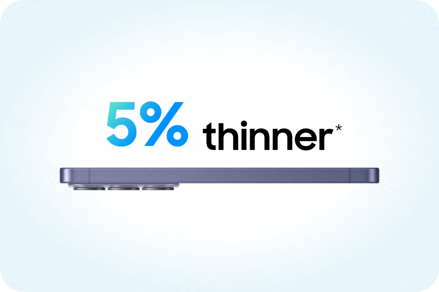 5% thinner