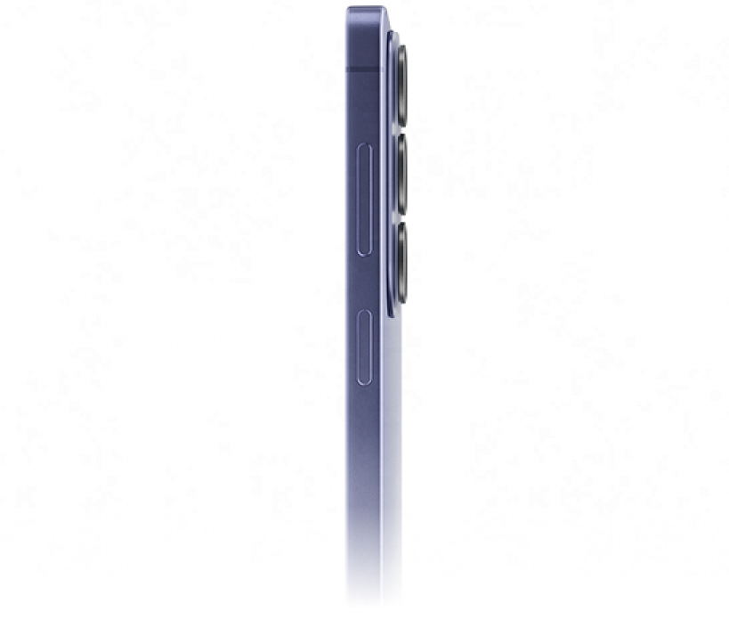 A photo of the Galaxy S26 Plus' slim design