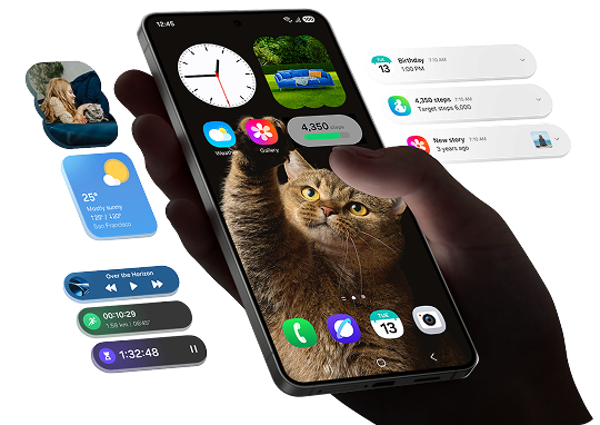 One UI possibilities being displayed
