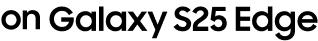 S25 as lockup