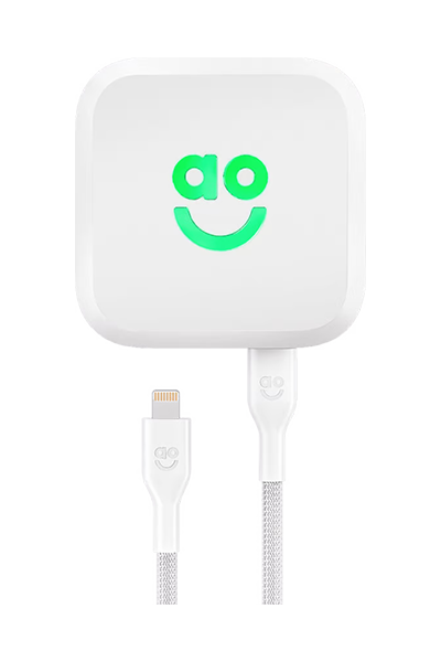 AO 45W Fast Charger with Two USB-C to Lightning Cables