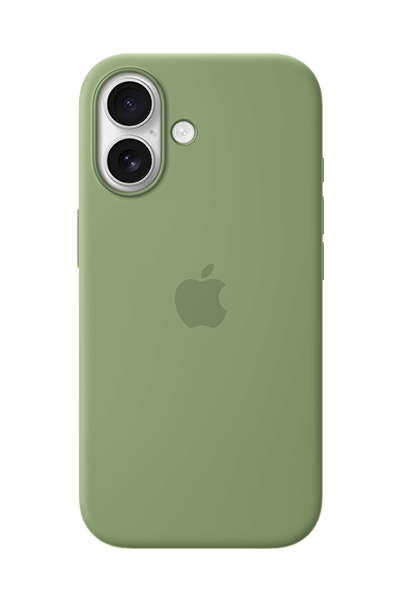 iPhone 17 Silicone Case with MagSafe Light Moss