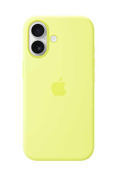 iPhone 17 Silicone Case with MagSafe Neon Yellow