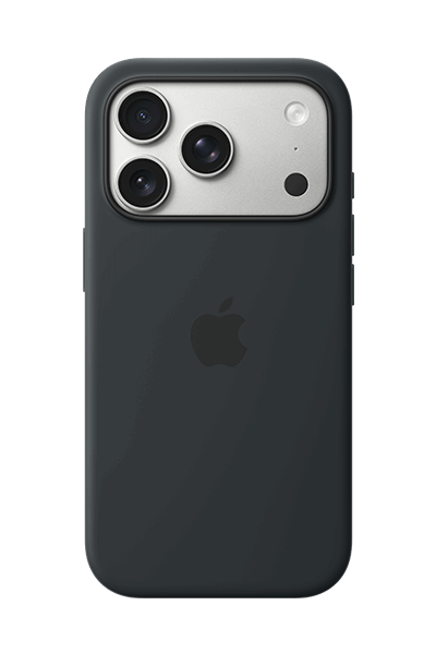 iPhone 17 Pro Silicone Case with MagSafe Black