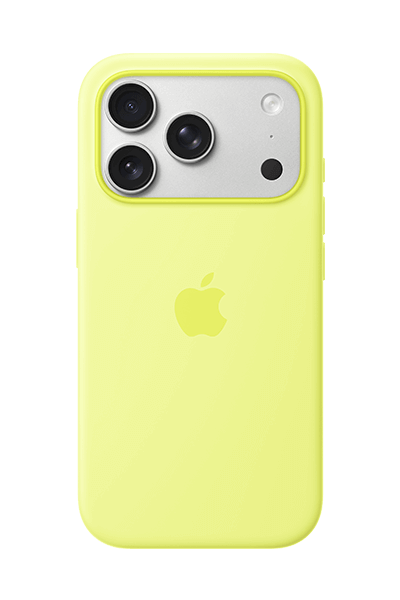 iPhone 17 Pro Silicone Case with MagSafe Neon Yellow
