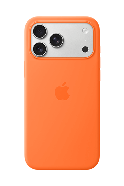 iPhone 17 Pro Max Silicone Case with MagSafe Orange
