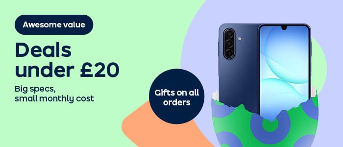 Deals for less than £20 per month