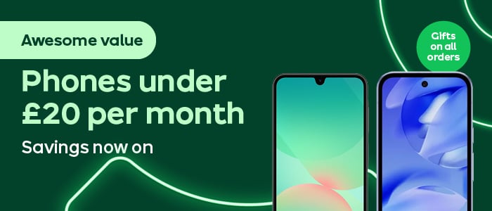 Deals for less than £20 per month